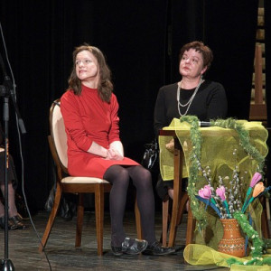 Marta Dąbkowska z mamą